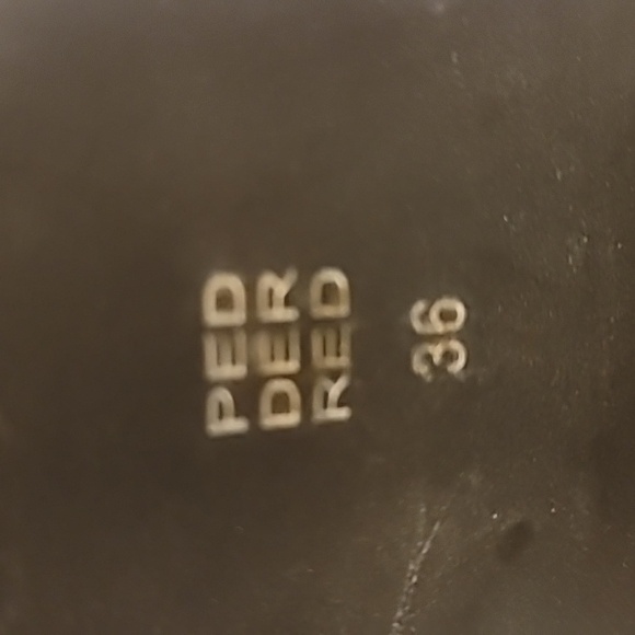 Pedder Red Royal blue velvet zip-up ankle Boots sz5.5 - Picture 6 of 10